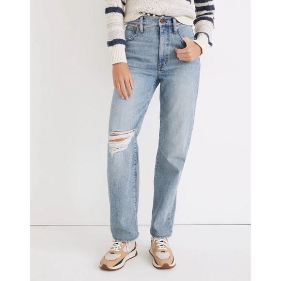 Madewell The Perfect Vintage Straight Jeans in Reinhart Wash Women’s Size 23 - Picture 13 of 13